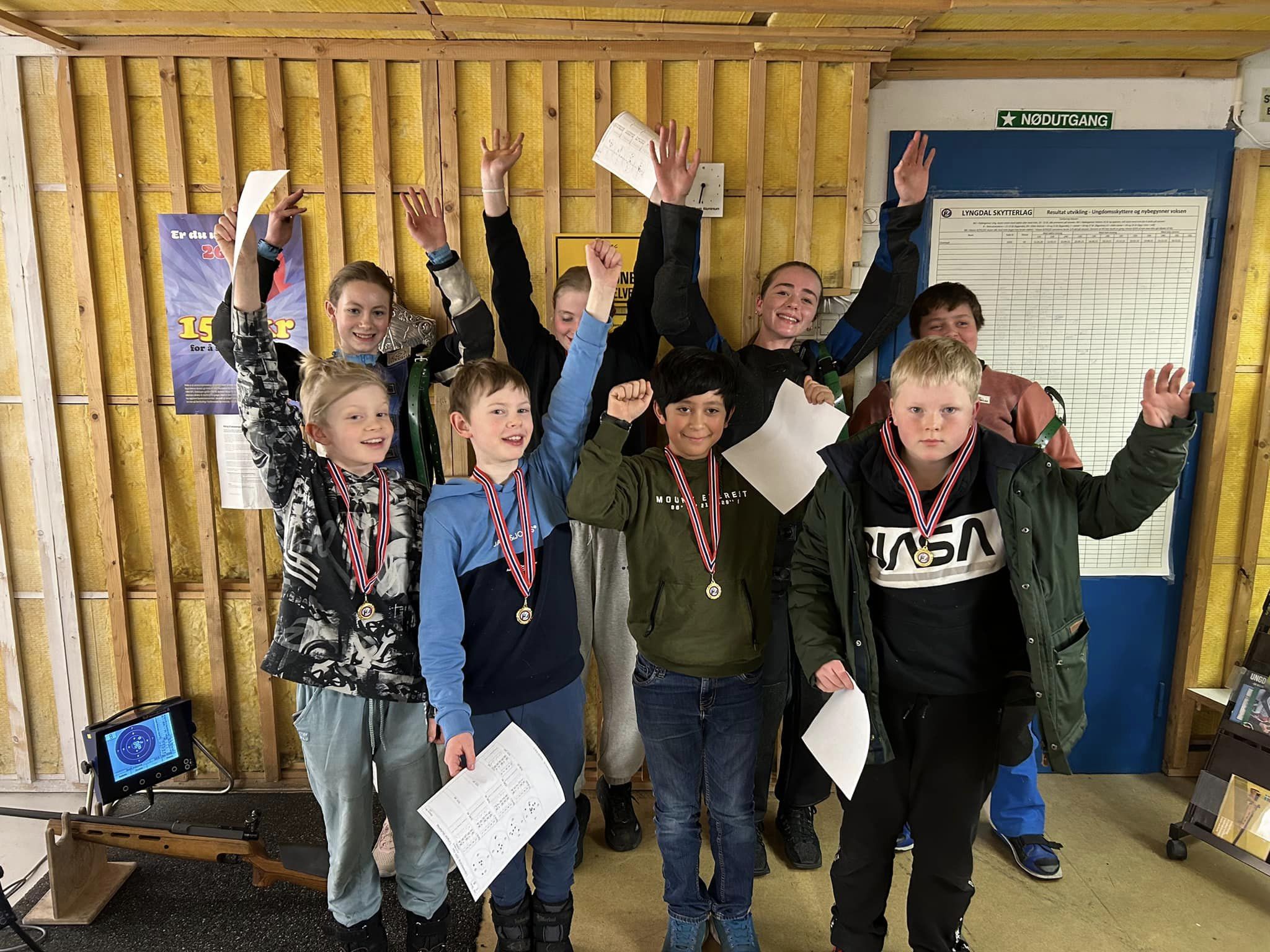 Lagmesterskap 15m - mye god skyting og mange medaljer