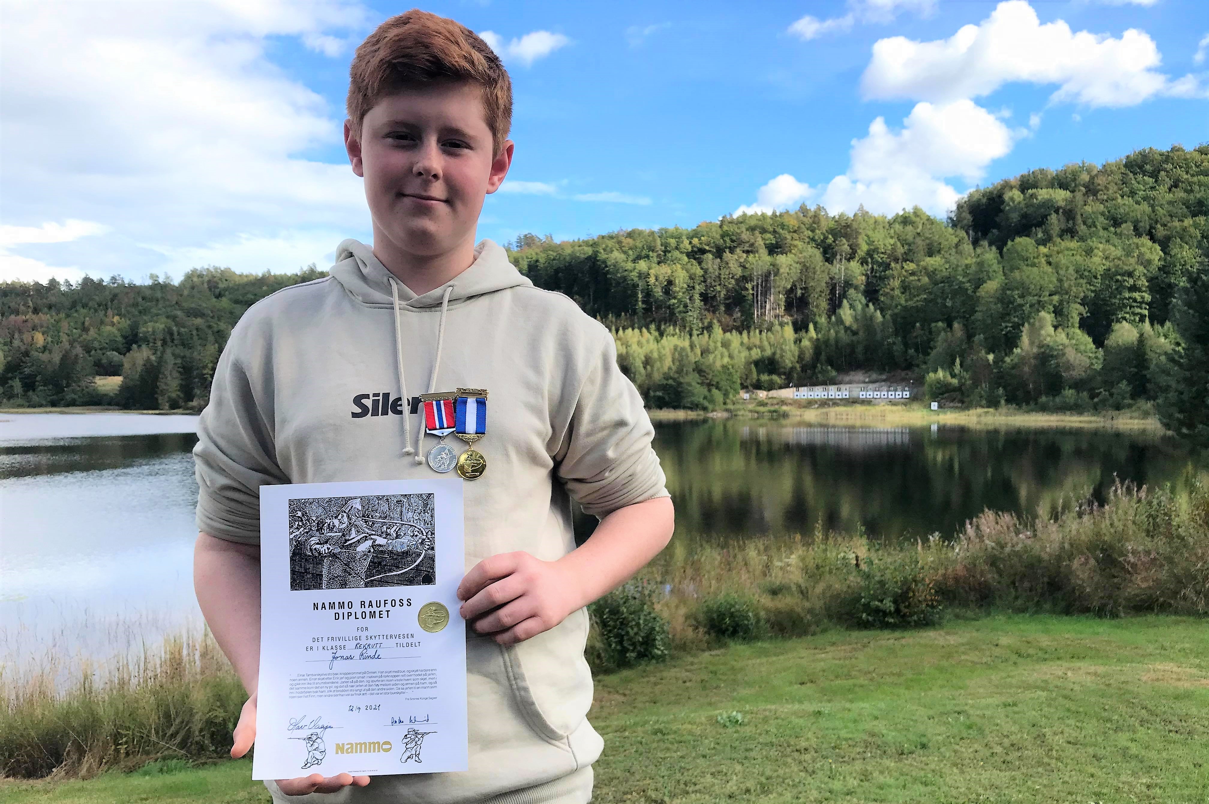 Jonas Rinde ble mester i rekruttklassen på LDK