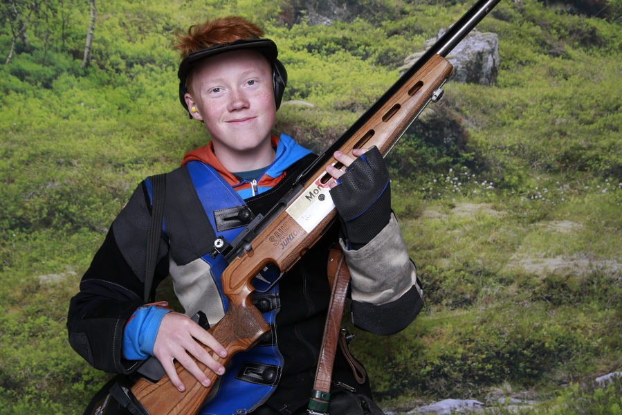 Nikolai Rinde vant feltskytingen, eldre rekrutt på Landsskytterstevnet.    FOTO: LS2022
