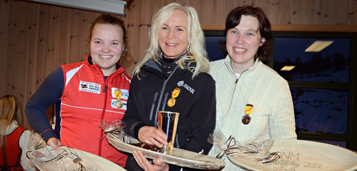 Atalie Pedersen, May Elin Frøyland og Anna Kirsten Hellevang