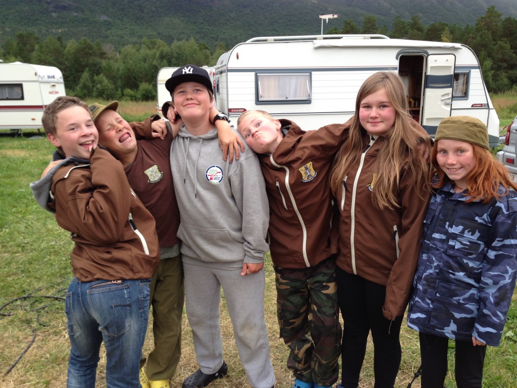 Ungdommene fra LS Oppdal: F.v.: Torben S. Eriksen, Adrian C. Pedersen, Benjamin Hægdahl Eide, Oliver J. Ellingsen, Eline Beate Duurhuus og Miriam A. Pedersen