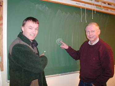 Lagmester Ingvar Brohaug her med Hans Sollid