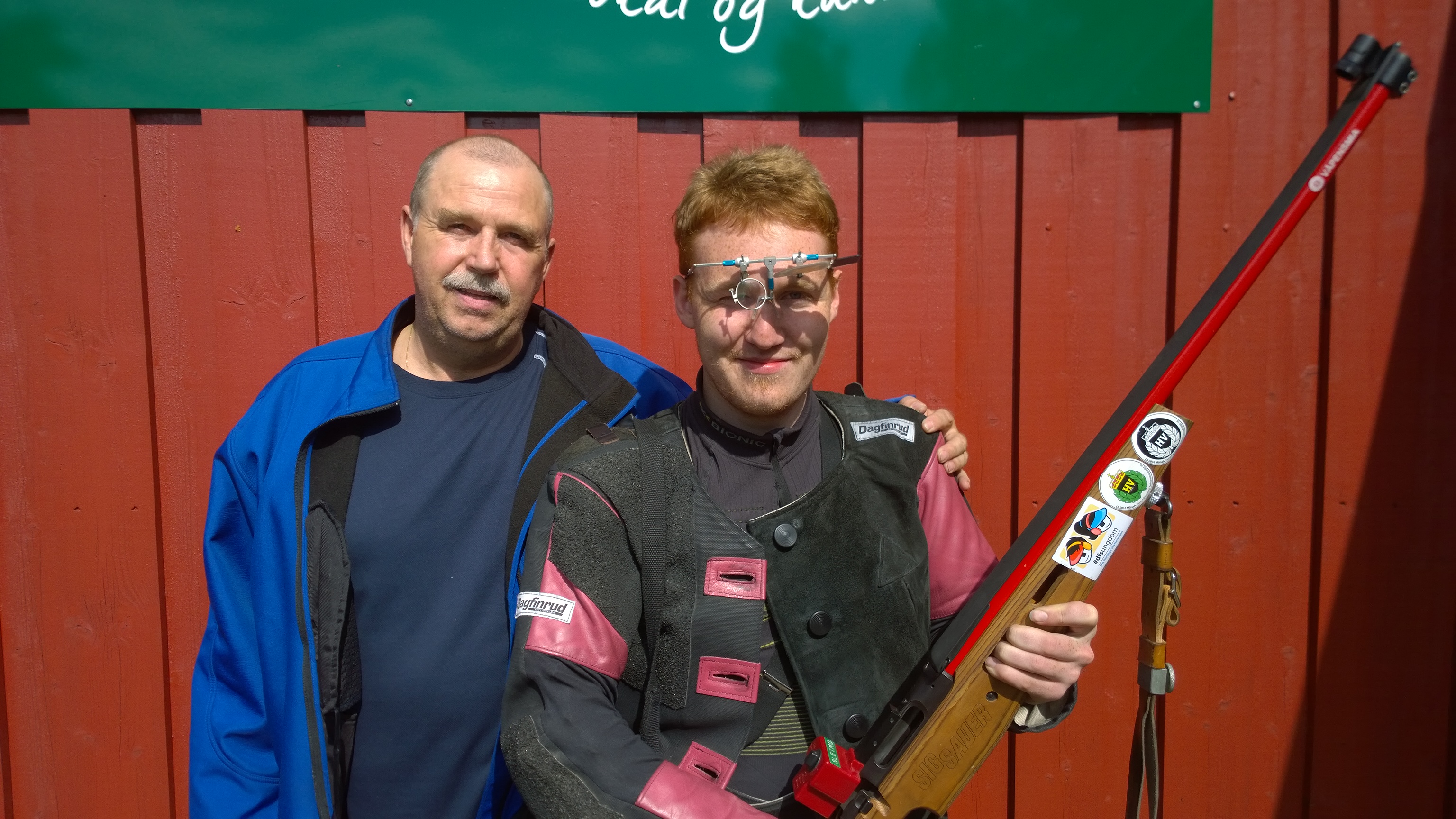 Samlagsmestere i klasse V55 Torfinn Gaustad og kl 3-5 Bjørnar Slettmo