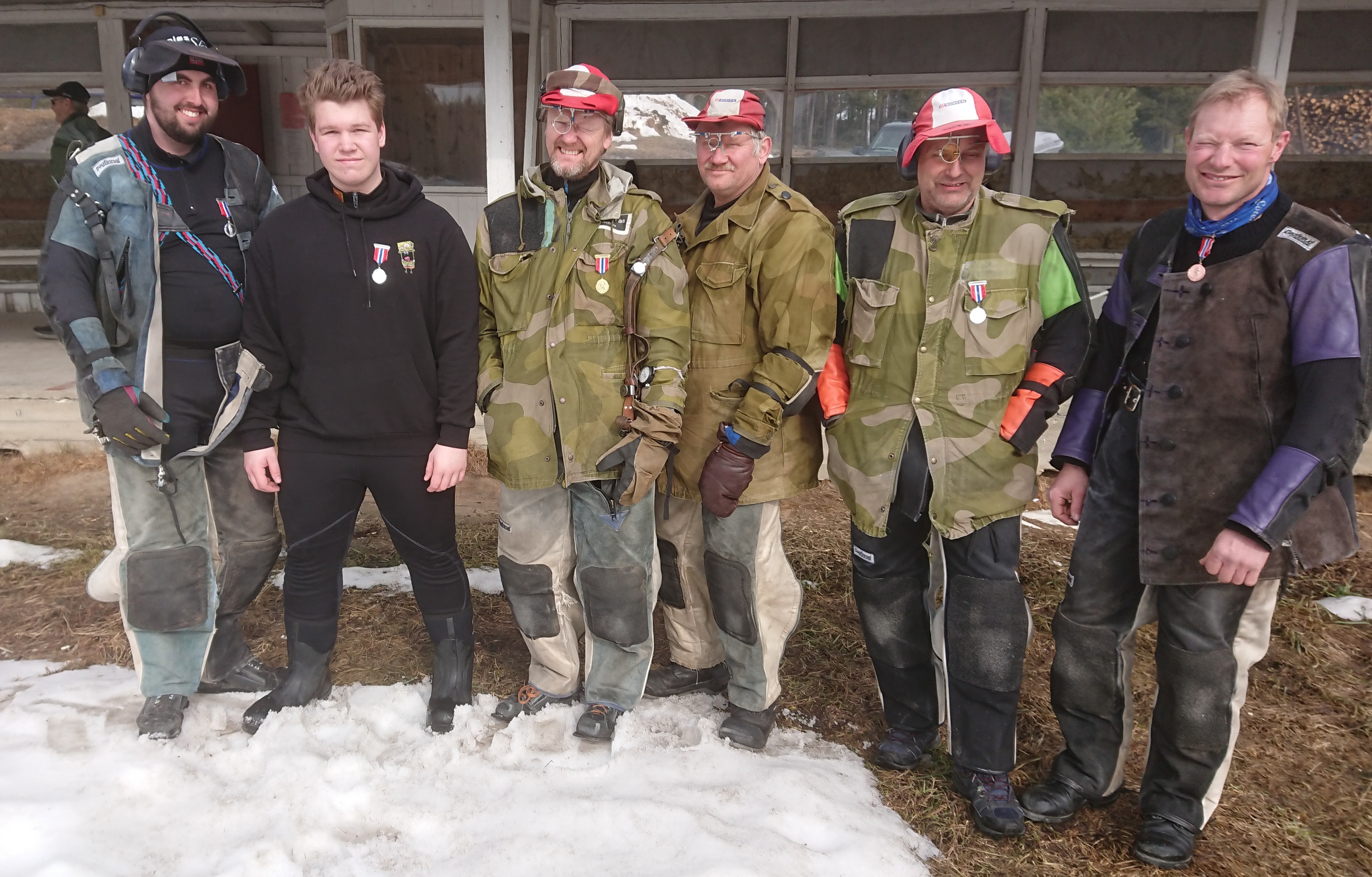 Medaljevinnere grovfelt