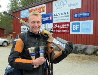 Kim Andre Aannestad Lund har all grunn til å være fornøyd med å skyte i Nord-Østerdal.