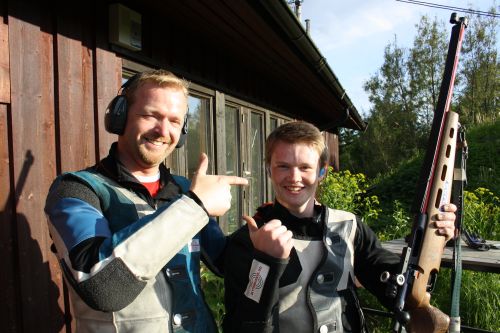 Kurt Erik Bekkevold og Fredrick Bjerke var godt fornøyd