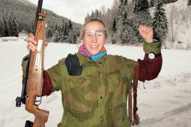 Gunhild hadde all grunn til å være blid etter denne seieren!