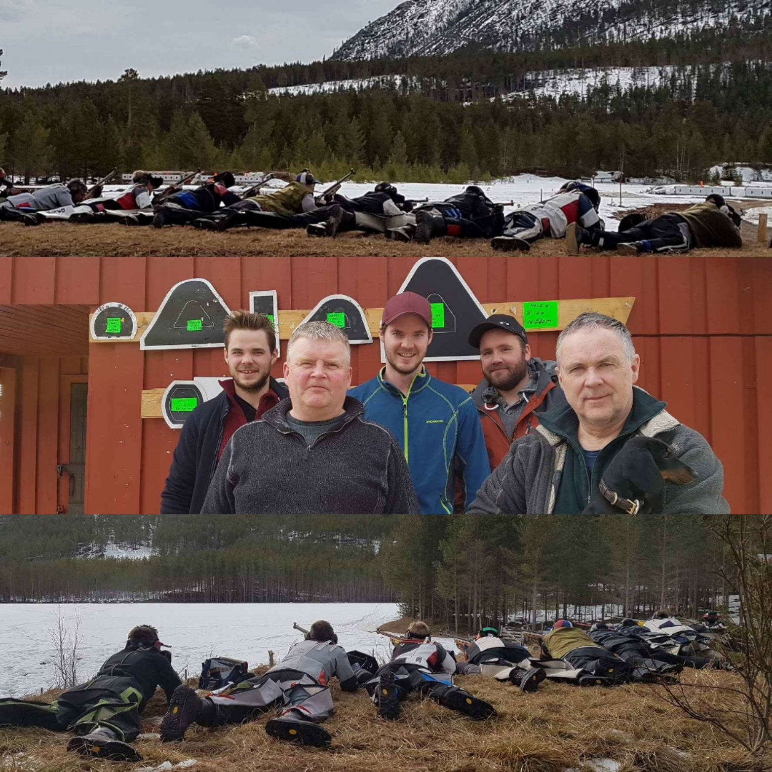 Blide skyttere fra Skurlagsstevnet på Alvdal