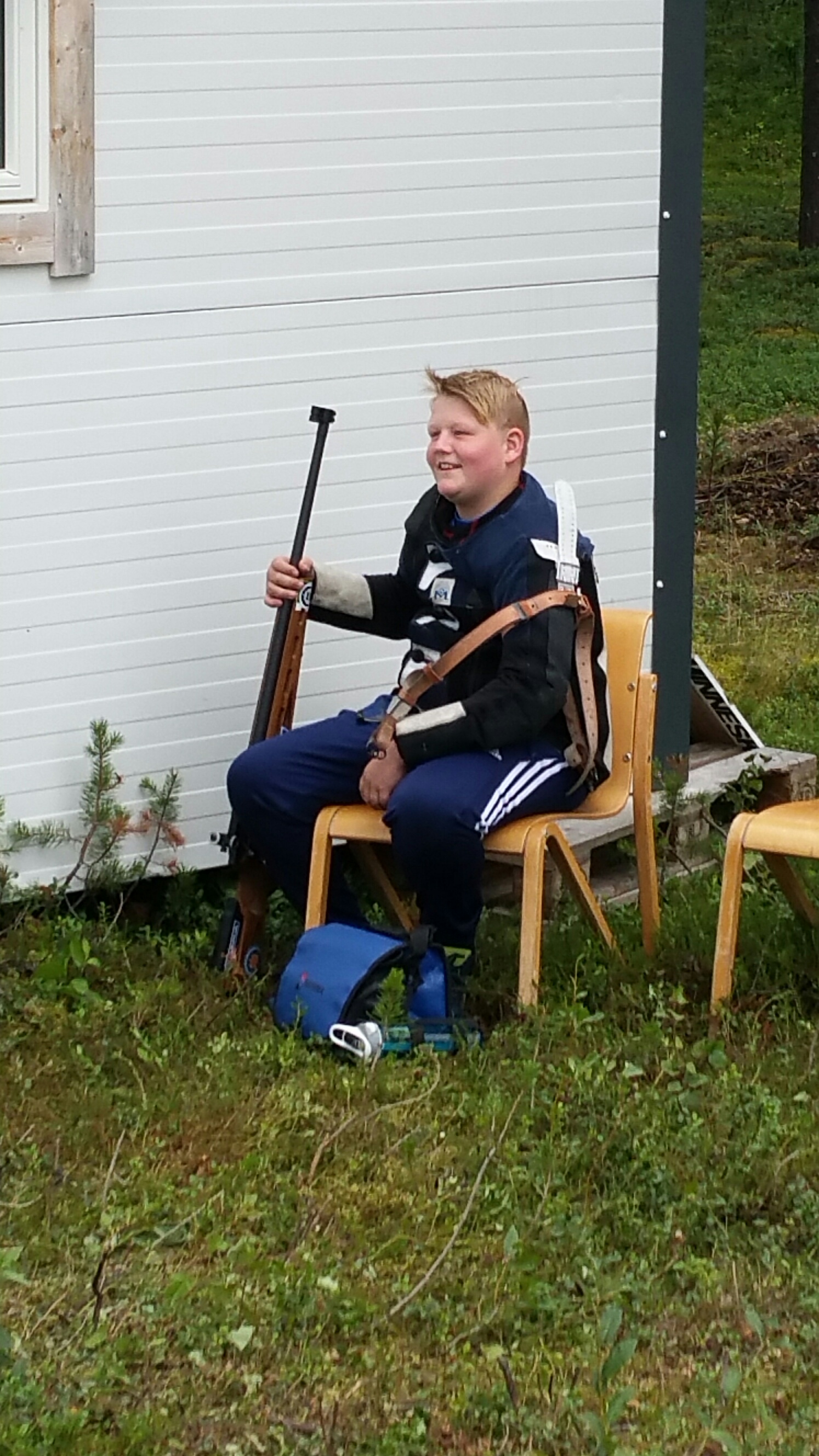 Jens Sjøvik venter på å komme igang