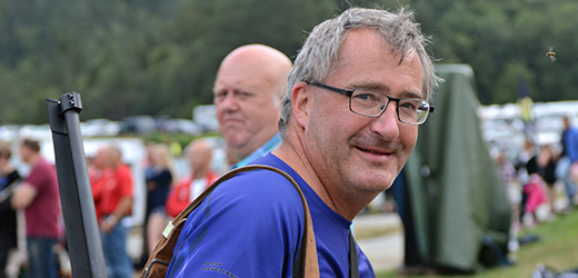 Geir Larsen ble gjenvalgt som leder i skytterlaget.