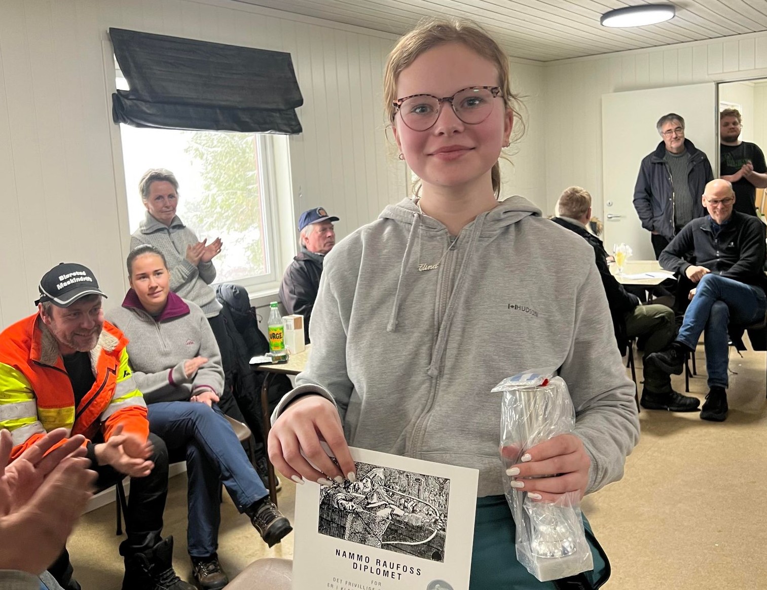 Vinner av klasse rekrutt Elina Møll, Holum