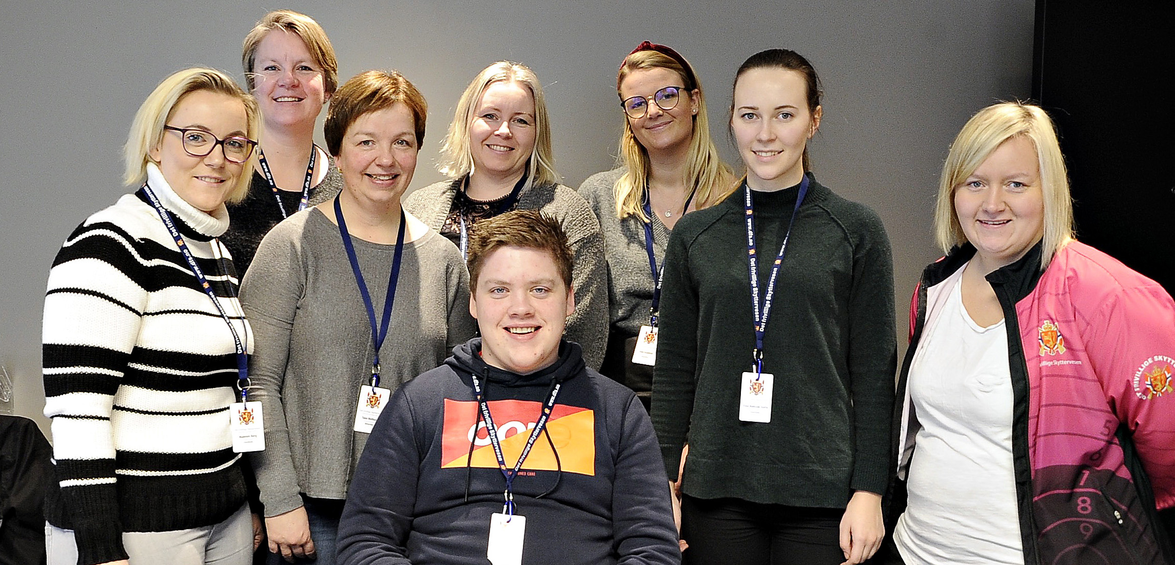 Nyvalgte ungdomsledere på kurs i 2019. Foto: Norsk Skyttertidende.